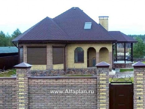 Проекты домов Альфаплан - «Душечка» - удобный дом для жизни и отдыха - превью дополнительного изображения №5